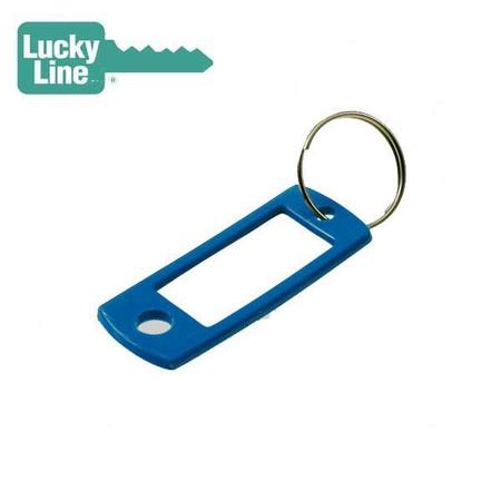 LUCKY LINE LuckyLine: ID TAG W/RING BLUE LKL-16930